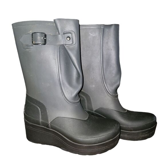 Hunter Hunter Original - Galosh Wedge Rain Boots Size 6 euro 37 - Picture 1 of 8